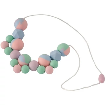 Anyalánc - Szilikon gyöngyökből, kézzel készítve - Cotton Candy Anyalánc - Szilikon gyöngyökből, kézzel készítve - Cotton Candy